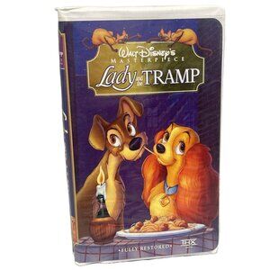 Lady In The Tramp VHS Rated G Walt Disney 76 Minutes READ Used Damaged Package S